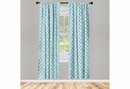 Bild 1 von Gardine »Vorhang für Wohnzimmer Schlafzimmer Dekor«, Abakuhaus, Eisbär Karikatur-niedliche Arktis