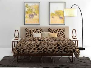 ZO! Home Biberbettwäsche »Leopardenmuster«