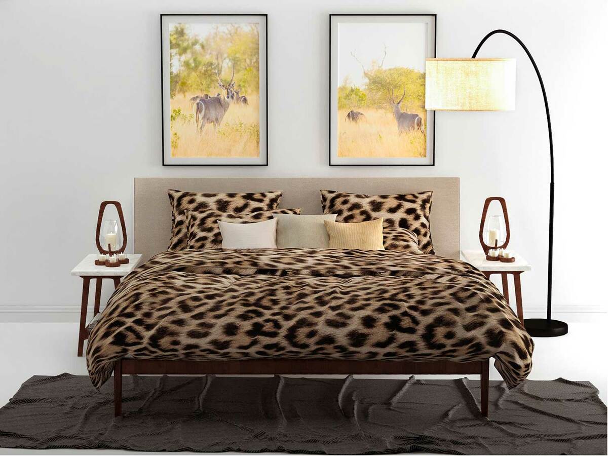 Bild 1 von ZO! Home Biberbettwäsche »Leopardenmuster«