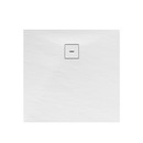 Bild 1 von Schulte Duschwanne, Mineralguss, flach, weiß, quadratisch, 90 x 90 x 4 cm