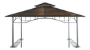 Bild 1 von Grasekamp Ersatzdach Hardtop BBQ Pavillon 1,5x2,4m Doppelstegplatten Polycarbonat Braun