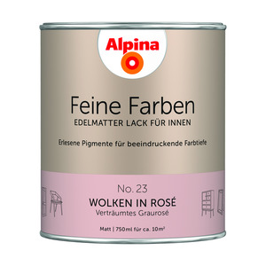 Alpina Buntlack 'Feine Farben' Wolken in Rosé, matt 750ml