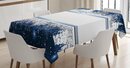Bild 1 von Abakuhaus Tischdecke »Personalisiert Farbfest Waschbar Für den Außen Bereich geeignet Klare Farben«, Weihnachten Yule Winter-Border