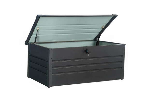 Bild 2 von Solax-Sunshine Metall-Aufbewahrungsbox, ca. 165 x 70 x 62 cm - Anthrazit