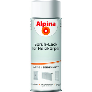 Alpina Heizkörper-Sprühlack weiß seidenmatt 400 ml