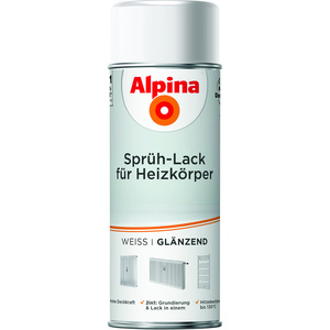 Alpina Heizkörper-Sprühlack weiß glänzend 400 ml