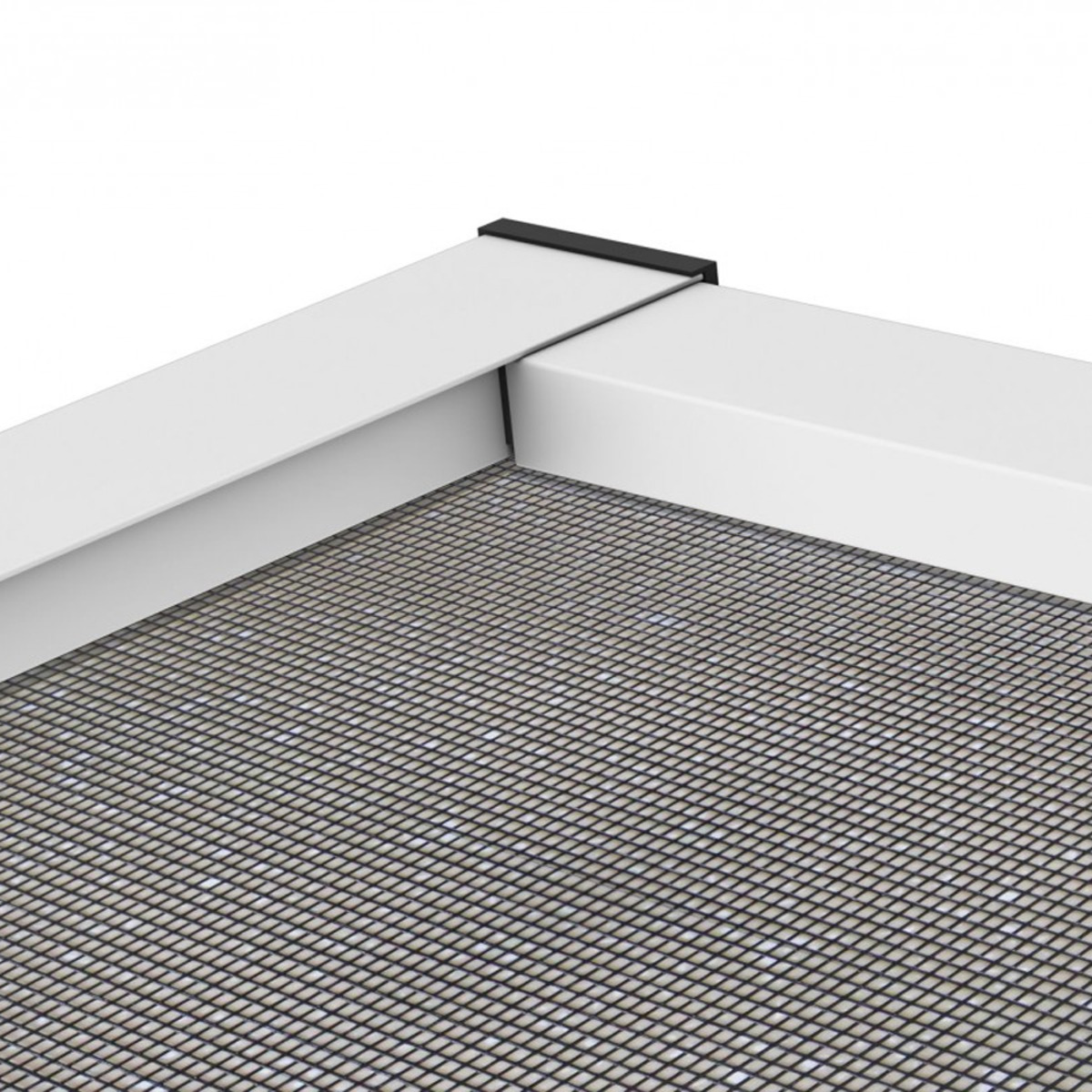 Bild 2 von Powertec Alu-Fliegengitter-Bausatz Slim 100x120cm braun