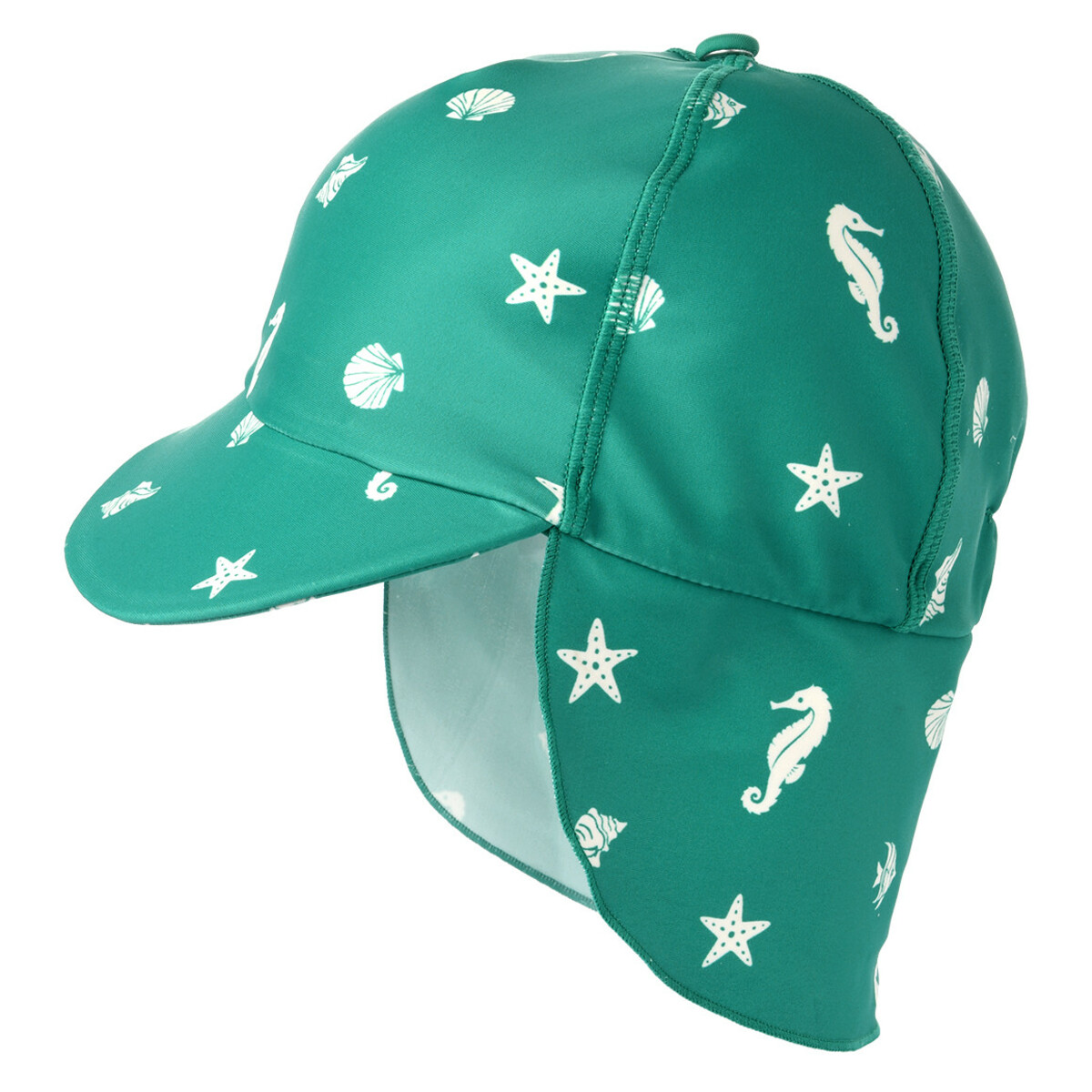 Bild 1 von Jungen UV-Badekappe mit Meerestieren GRÜN