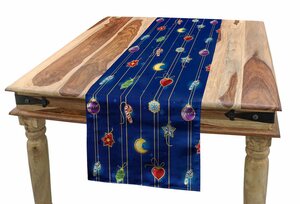 Abakuhaus Tischläufer »Esszimmer Küche Rechteckiger Dekorativer Tischläufer«, Weihnachten Weihnachten Objekte Kunst