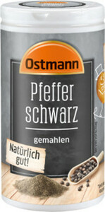 Ostmann Pfeffer schwarz gemahlen 40g