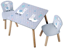 Bild 2 von Kesper Kindertisch mit 2 Stühlen, weiß - 3er Set - Alpaka