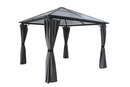 Bild 2 von Chillroi Aluminium-Pavillon, ca. 2,95 x 2,95 x 2,65 m, Dunkel Grau