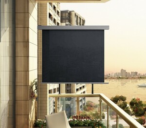 HC Home & Living Alu-Seitenmarkise, ca. 2 x 1,5 m - Anthrazit