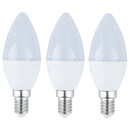 Bild 1 von LED-Lampen-Set 3 Stück in Kerzenform 4,9 Watt und E14-Sockel