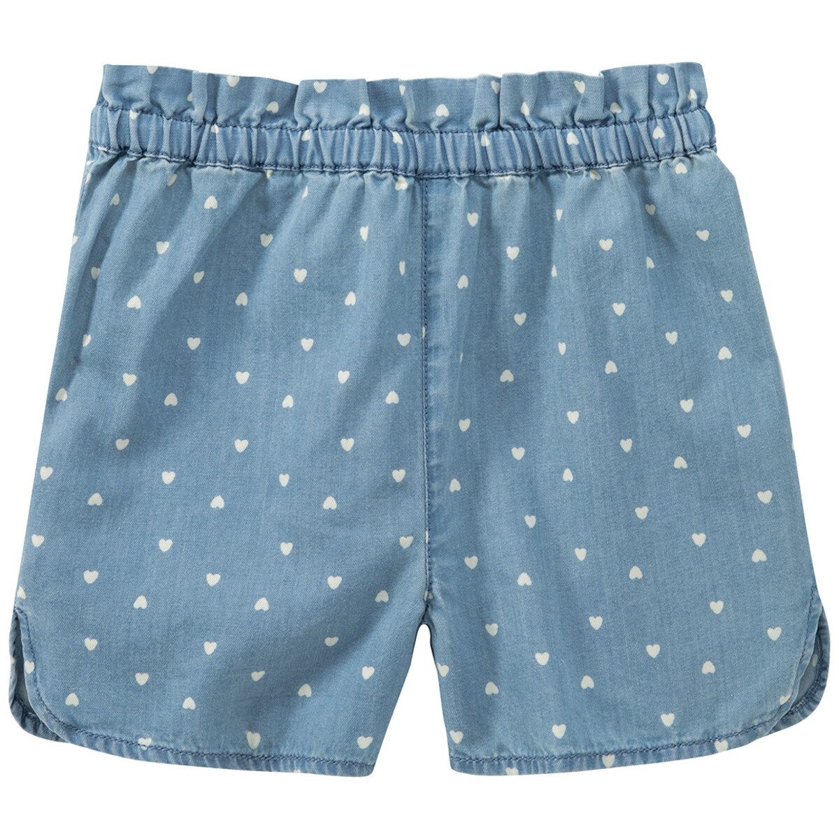 Bild 1 von Baby Shorts mit Herzchen-Allover HELLBLAU / WEISS