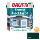 Bild 1 von BAUFIX 2in1 Express Deckfarbe grün 2,5 L 2er Set