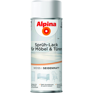 Alpina Sprühlack weiß seidenmatt 400 ml