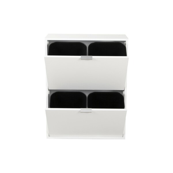 Bild 3 von HappyHome Mülleimerschrank mit Innenbehälter HEI02-WEI weiß