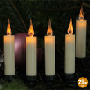 Bild 1 von Star-Max LED Christbaumkerzenset mit 20 kabellosen Kerzen mit Acrylflamme