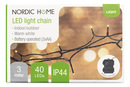 Bild 4 von DELTACO Nordic Home LED Lichterkette, warmweiß, 3 Meter