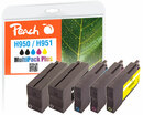 Bild 2 von Peach Spar Pack Plus Tintenpatronen kompatibel zu HP No. 950, No. 951