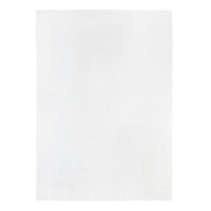 Kunstfell-Teppich 120 x 170 cm weiß