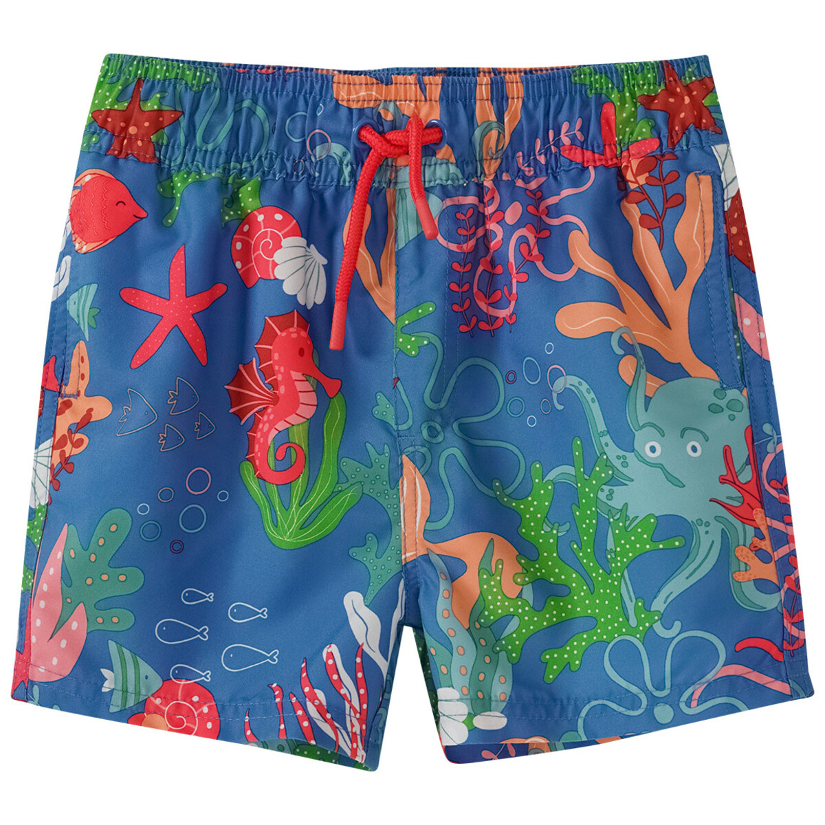 Bild 1 von Jungen Badeshorts mit Meerestieren BLAU / BUNT
