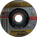 Bild 1 von Trennscheibe Edelstahl INOX Stahl Metall 115x1,0 Gold Linie Trennen