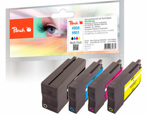 Peach Spar Pack Tintenpatronen kompatibel zu HP No. 950, No. 951