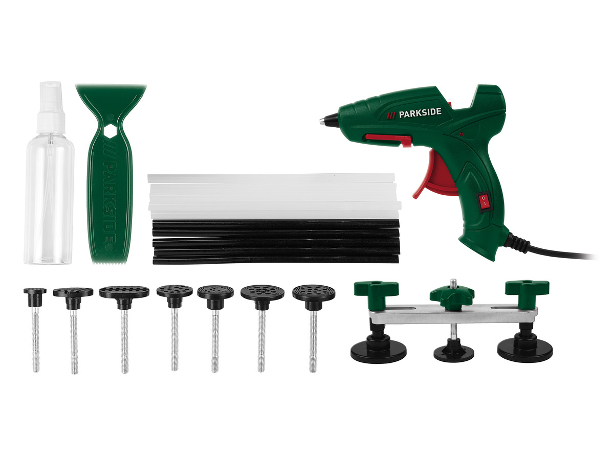 Bild 1 von PARKSIDE® Dellen-Reparatur-Set, 21-teilig, mit Klebepistole