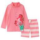 Bild 1 von Baby UV-Badeshirt und Shorts mit Print ROSA / HELLROSA