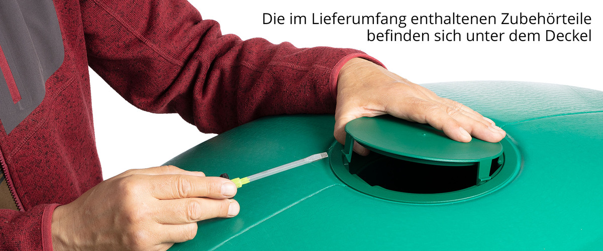 Bild 3 von 4rain SLIM Wandtank 330 Liter dunkelgrün