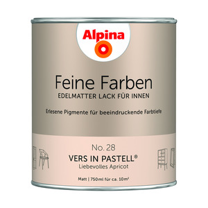 Alpina Buntlack 'Feine Farben' Vers in Pastell, matt 750ml