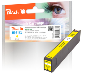 Peach Tintenpatrone, gelb HC kompatibel zu HP No. 971XL, CN628AE
