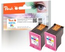 Bild 3 von Peach Doppelpack Druckköpfe color kompatibel zu HP No. 301XL, CH564EE