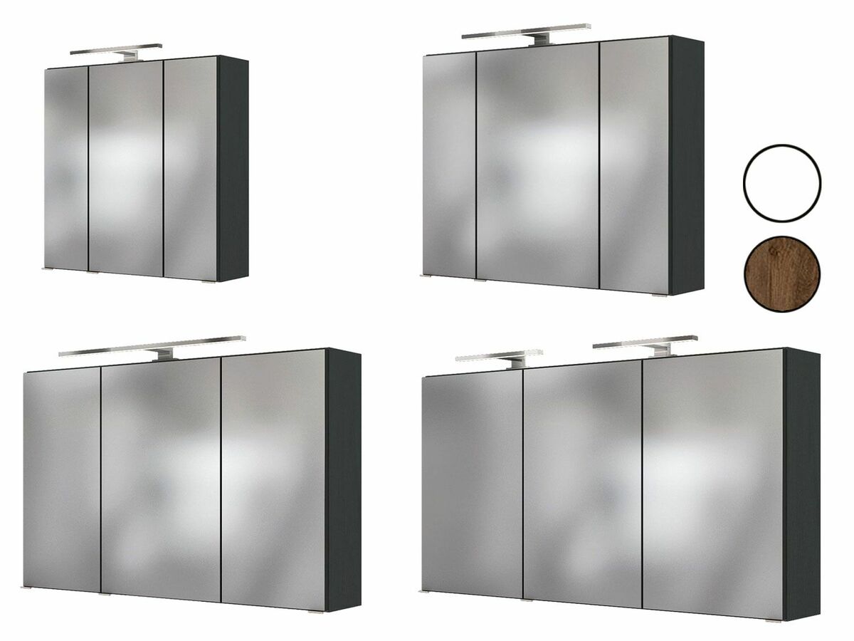 Bild 1 von HELD Spiegelschrank »Birma«, mit 2 Spiegeltüren, LED-Aufbauleuchte