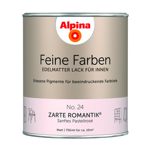 Alpina Buntlack 'Feine Farben' Zarte Romantik, matt 750ml