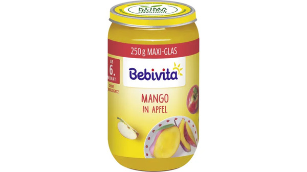 Bild 1 von Bebivita Früchte ab dem 6. Monat - Mango in Apfel