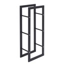 Bild 4 von Never Outdoor Kaminholzregal 100 x 40 x 25 cm schwarz