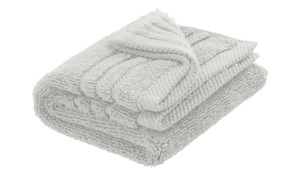 LAVIDA Gästetuch  Soft Cotton grau reine Micro-Baumwolle, Baumwolle Maße (cm): B: 30 Heimtextilien