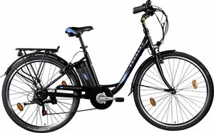 Zündapp E-Bike City Z505 700c Damen 28 Zoll schwarz 6-Gang RH 48 cm