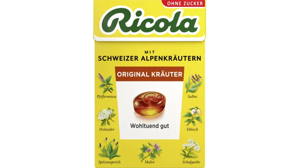 Bild 1 von Ricola Bonbons Original Schweizer Alpenkräuter Box