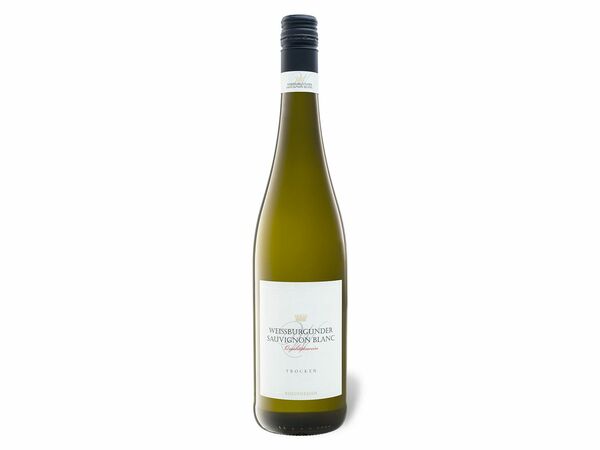 Bild 1 von Weißburgunder/Sauvignon Blanc Rheinhessen QbA trocken, Weißwein