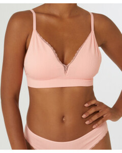 Bustier in Apricot, Ergee, Spitzendetails, apricot
