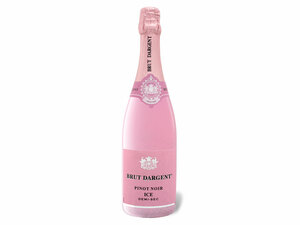Brut d'Argent Ice Pinot Noir rosé Sekt halbtrocken, Schaumwein 2019
