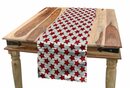 Bild 1 von Abakuhaus Tischläufer »Esszimmer Küche Rechteckiger Dekorativer Tischläufer«, Sterne Marine inspiriert Stripes