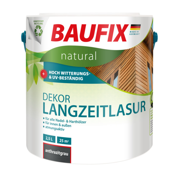 Bild 1 von BAUFIX natural Dekor-Langzeitlasur anthrazitgrau