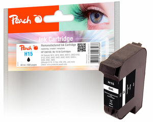 Peach Druckkopf schwarz kompatibel zu HP No. 15, C6615D
