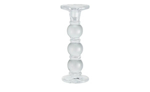 Peill+Putzler Kerzenständer transparent/klar Glas  Maße (cm): H: 23,5  Ø: [9.0] Dekoration
