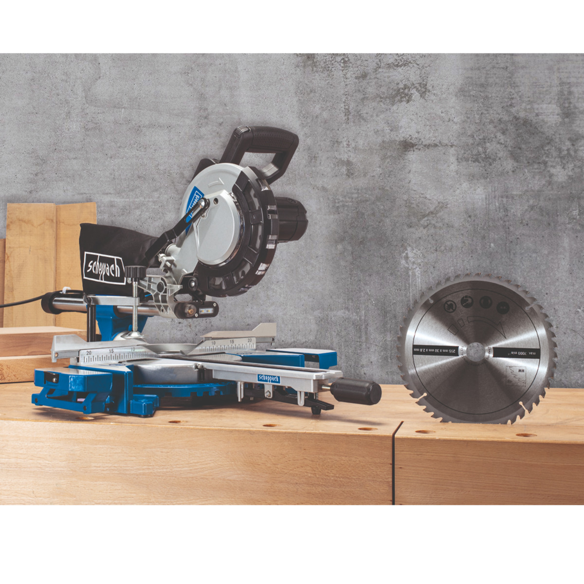 Bild 1 von Scheppach Zug-, Kapp- und Gehrungssäge HM2000 SE